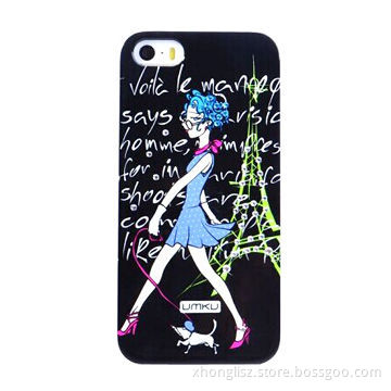 New cute 3D customized printed PC phone case for iPhone series